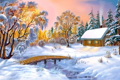 Зимний пейзаж, – картины: чем они привлекательны