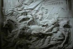 Двусторонний барельеф Митры Двусторонний барельеф Митры